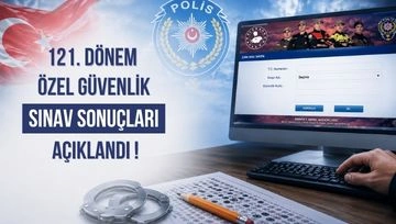 121. Dönem Özel Güvenlik Sınav Sonuçları Açıklandı