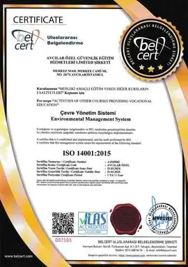 ISO 14001 çevre yönetim sistemi belgesi