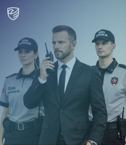 Özel güvenlik yöneticisi ve iki adet özel güvenlik görevlisi